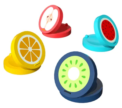 Children's Round Puzzle Flip Board Soundboard Fun Fruit Cartoon Animal Music Toy — wooden pretend play & role play wholesale
