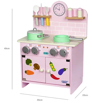 Type Play Toys Kids Kitchen Toys Play Set Wooden Kitchen Sets Toy For Girls view 2