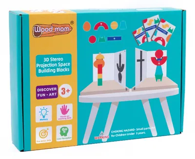 3d Wooden Space Cognition Training Toy Children Math Logic Learning Game Kids Hand-eye — wooden vehicles, tracks & ramps wholesale