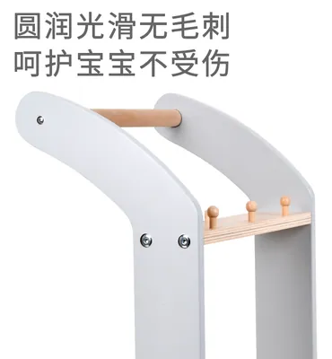 Factory Children's Wooden Simulation Broom Dustpan Cleaning Tool Trolley Set Learning Garbage view 4