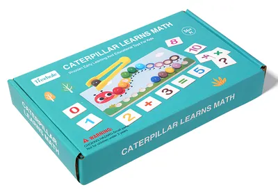 Montessori Clip Bead Math Toys Kids Fine Motor Training Color Matching Number Learning Toys view 3