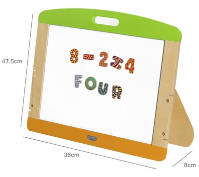 Drawing Writing Board Magnetic Board Puzzle Double Easel Kid Wooden Toys Gift Children — wooden puzzles & tangrams wholesale