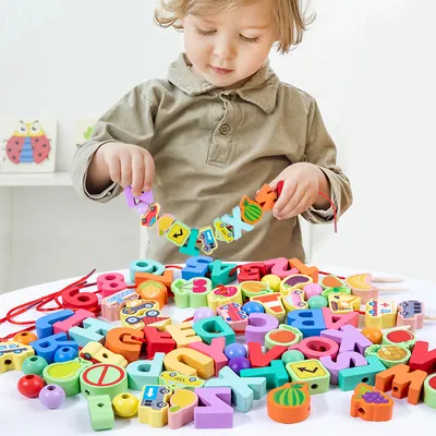 Montessori Educational DIY Toy Unisex Wooden Toys for Children Good Price with Plastic Material — wooden building blocks & construction wholesale
