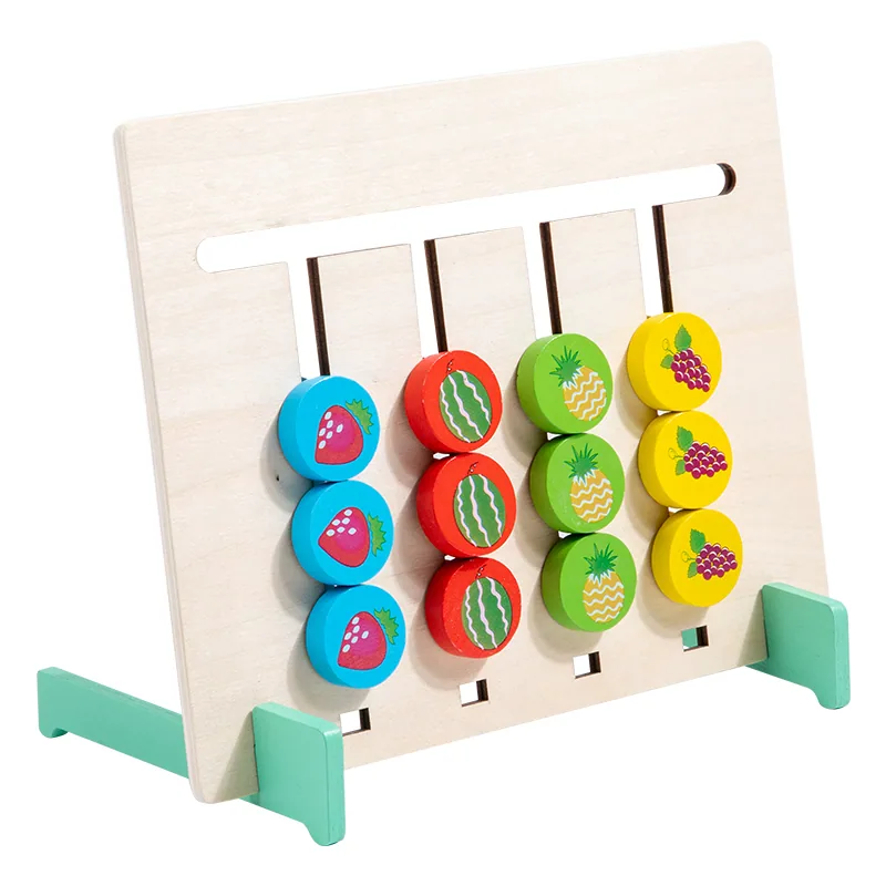 Montessori Children's Busy Board Educational Wooden Toy for Hand-Eye Coordination Math & Color — wooden math & teaching aids wholesale