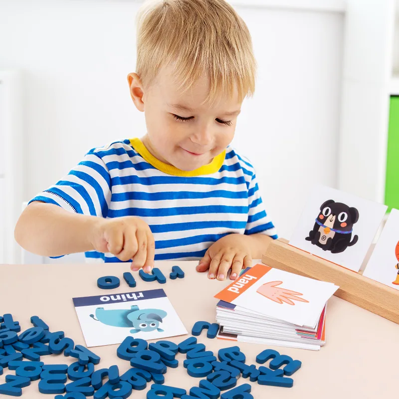 Early Learning Wooden Spelling Game Educational DIY Toy for Unisex Kids 5 to 7 Years Teaching — wooden pretend play & role play wholesale
