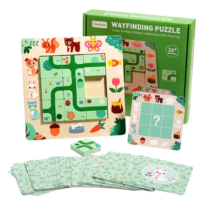 Find The Route Through The Maze Puzzle Table Games Benefit Intelligence Early Education Child — wooden puzzles & tangrams wholesale