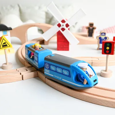 Children Train Model Toy Train Track Toy Electric Train Toy — wooden vehicles, tracks & ramps wholesale