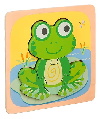 Wooden 3d Puzzle Games Toy Other Animal DIY Set Puzzles Montessori Educational Learning Toys — wooden puzzles & tangrams wholesale