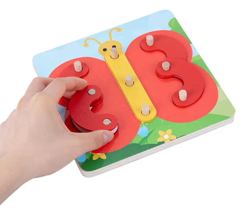 Direct Factory Sales Certified Wooden Geometry S Board Column Sorter Puzzles Toys Kids 5-7 — wooden puzzles & tangrams wholesale
