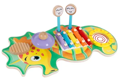 Children Educational Wooden Percussion Instruments Toy Musical Centre Wooden Multi-functional — wooden montessori & early learning wholesale