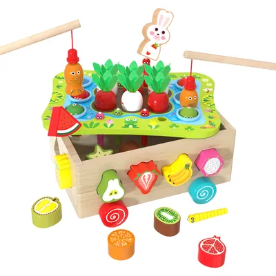 Children's Toys Farm Orchard Multi Functional Shape Pairing Tractor Car Catching Insects view 2