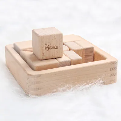 Unisex Wooden Large Particle Building Blocks Kids Toys Infants Toddlers Early Childhood Model — wooden building blocks & construction wholesale