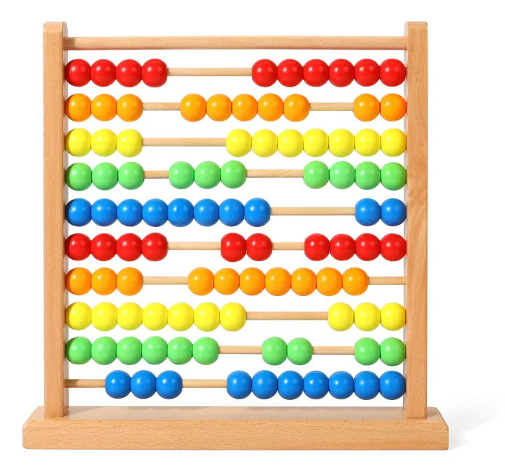 Wooden Maths Toy Of Rainbow Abacus Montessori Abacus Learning To Count Numbers For Early — wooden math & teaching aids wholesale