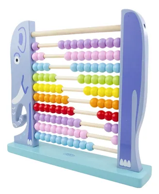Animal Figure Calculation Stand Children's Wooden Ten Files Arithmetic Abacus Stand Early view 2