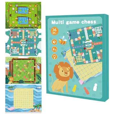 Special Offer Multi-Functional Wood DIY Parent-Child Board Games Early Education Puzzle — wooden board games & logic wholesale