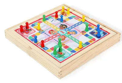 Wooden Children's Flying Chess 2-in-1 Early Education Educational Fun For Kid Toys — wooden board games & logic wholesale