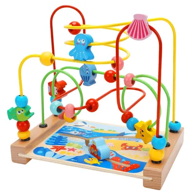 Wooden Ocean Winding Bead Toy About Montessori Toys And Wooden Toys view 2