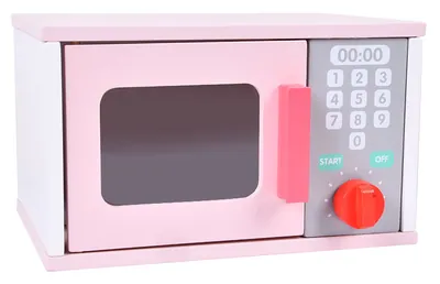 Toys Pretend Play Wooden Kitchen Cooking Set Microwave Oven Toy For Kids — wooden pretend play & role play wholesale