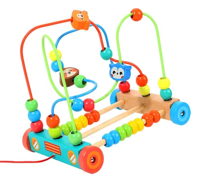 Children's Multi-functional Animal Bead Tractor Baby Walker Boys And Girls Baby 0-3 Years Old view 2