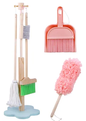 Mini Plastic Mini Cleaning Brush Set with Handle Sustainable Computer Cleaning Tool Pp — wooden pretend play & role play wholesale