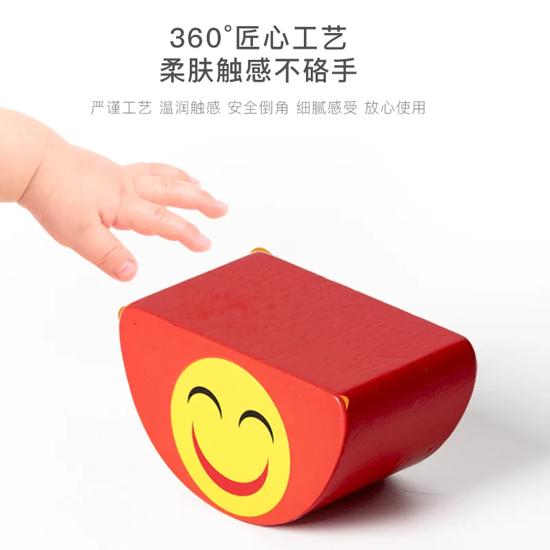 Montessori Wooden Activity Cubes Geometric Sorter Toys Blocks Sorting Box Toys Classification — wooden math & teaching aids wholesale