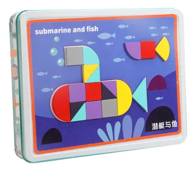 Multi-functional Creative Early Educational Wooden Magnetic Puzzles Kids' Color Cognition — wooden puzzles & tangrams wholesale