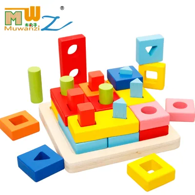 Kids Children 3d Handmade Wooden Toy Adult Intellectual Wooden Puzzles For Kids view 3