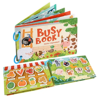 Busy Book Sensory Autism Learning Toys Kids Montessori Toys Preschool Early Learning Toys — wooden sensory & busy boards wholesale