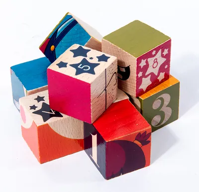 Unisex Wooden Block Set Montessori Educational DIY Toy with Animal Models Wood Jouet Enfant view 4