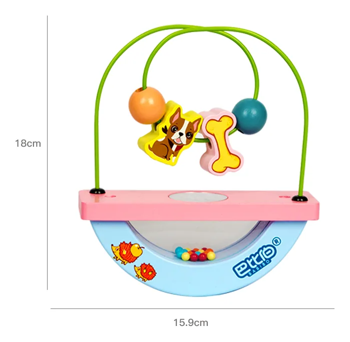 Factory Custom Colored Moon Balance Cartoon Animal Game Toys — wooden board games & logic wholesale