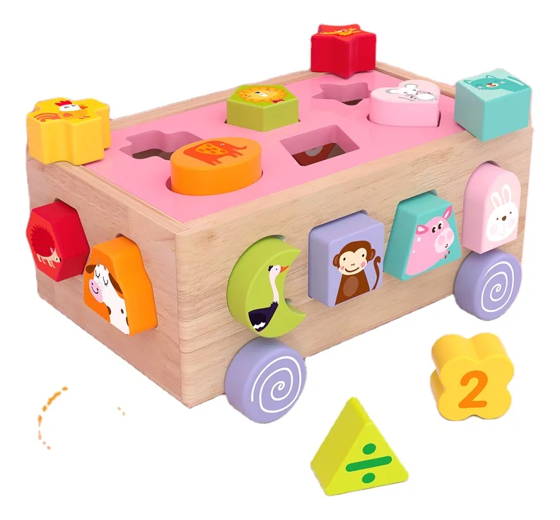 Wooden Montessori Toy Set Preschoolers Fine Motor Skills Exercise Carrot S Pulling Size — wooden montessori & early learning wholesale
