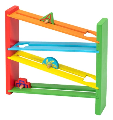 Unisex Montessori Classic Creative Toys Wooden Orbital Tumbling Gyroscope Hand Eye view 3