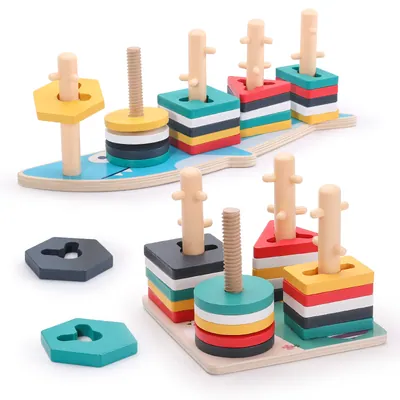 Wooden Toys For Children Educational Children's Toys Kids Learning Educational Wooden Toys view 2