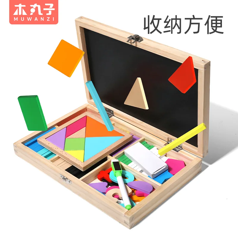 Children Counting Math Learning Sticks Wooden Educational Montessori Drawing Toys For Kids — wooden math & teaching aids wholesale