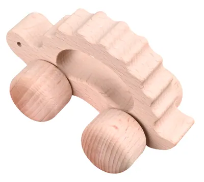 Children Toy Baby Cute Sliding Handcart Toy Beech Wooden Rolling Car Toy — wooden vehicles, tracks & ramps wholesale